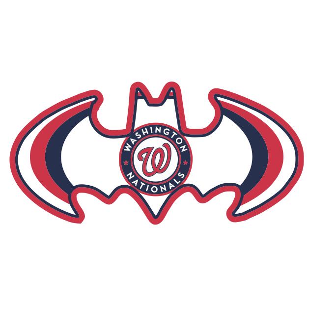 Washington Nationals Batman Logo fabric transfer